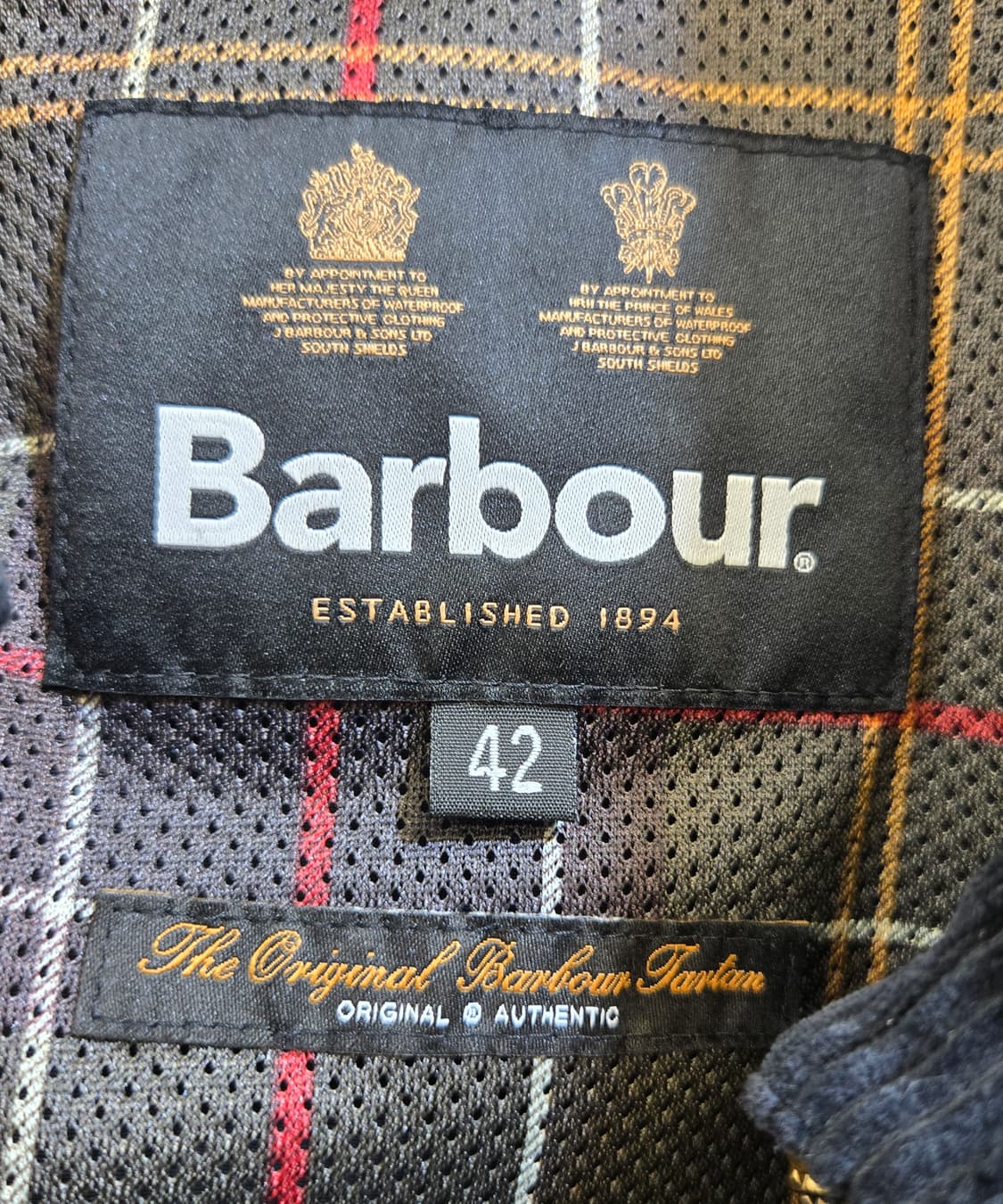 Barbour 왁스 자켓 42 블랙 상품이미지2
