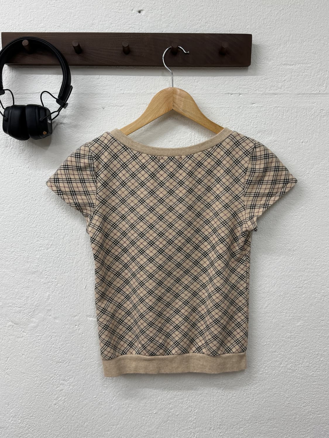 버버리 노바체크 반팔 니트(T62) 상품이미지4