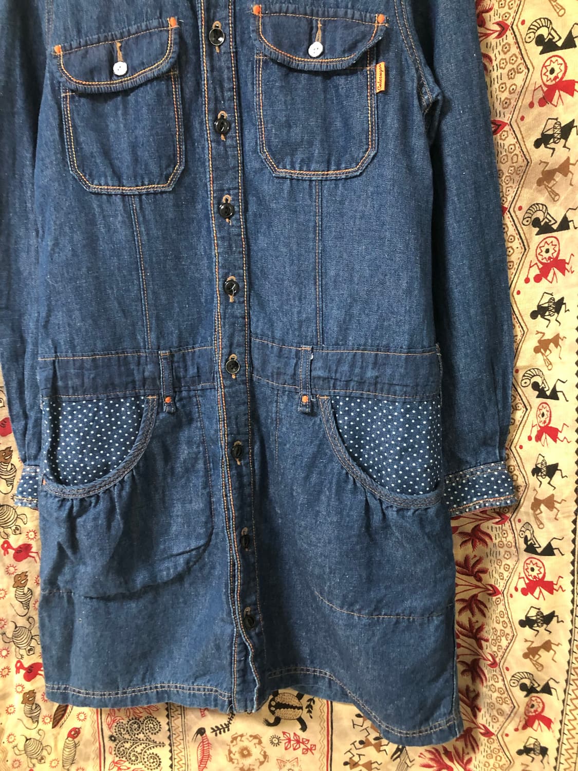 cube sugar denim onepiece 상품이미지4