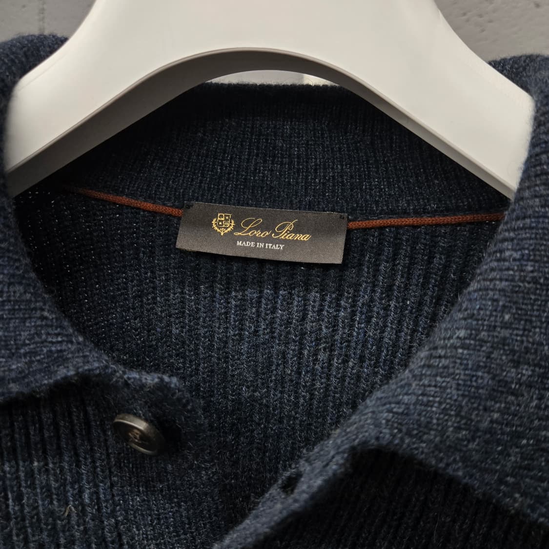 로로피아나 리브드 캐시미어 카라 니트 52 상품이미지3