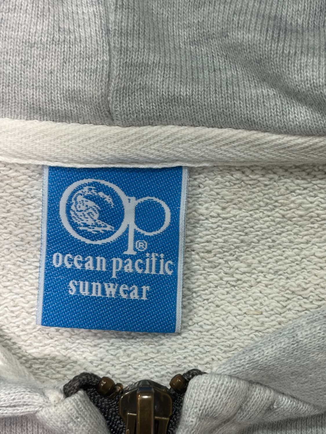 OCEAN PACIFIC(오션 퍼시픽) 그레이 후드집업 상품이미지3