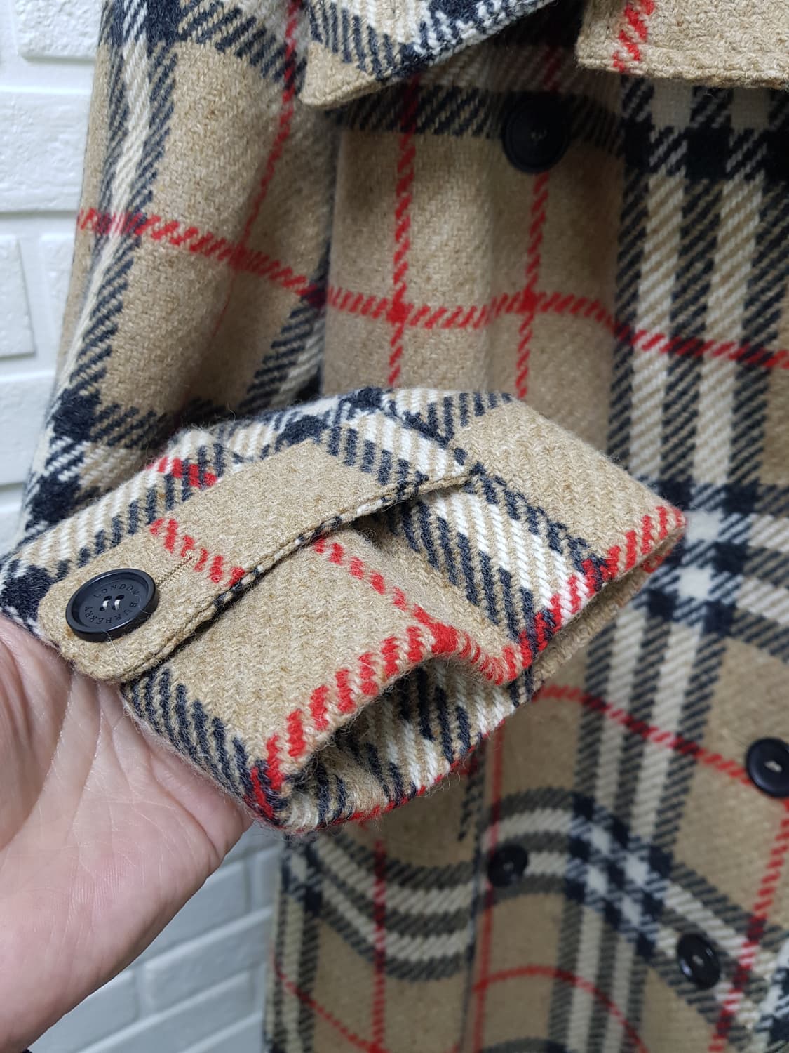 [uk8/정품] 버버리 노바체크 클래식 울코트 상품이미지6