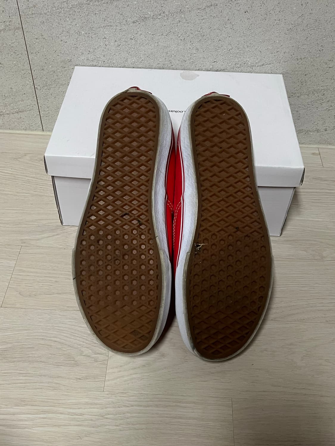 280 반스 VANS 어센틱 레드 헬스장 신발 운동화 단화 스니커즈  상품이미지6