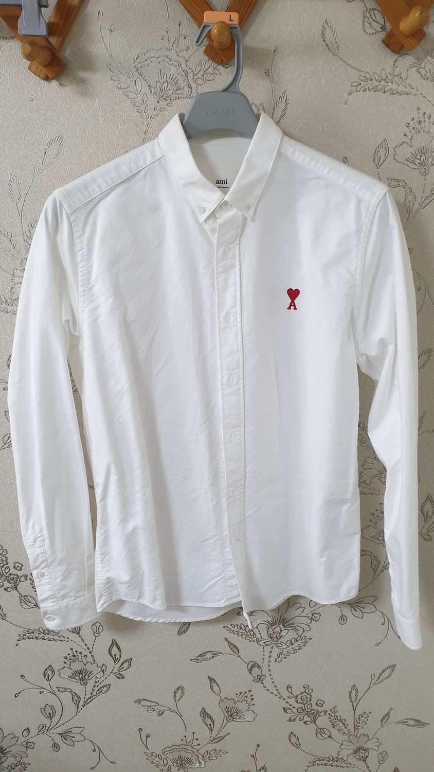 아미 스몰하트 로고 옥스포드 셔츠 40(95사이즈 정도) 상품이미지1