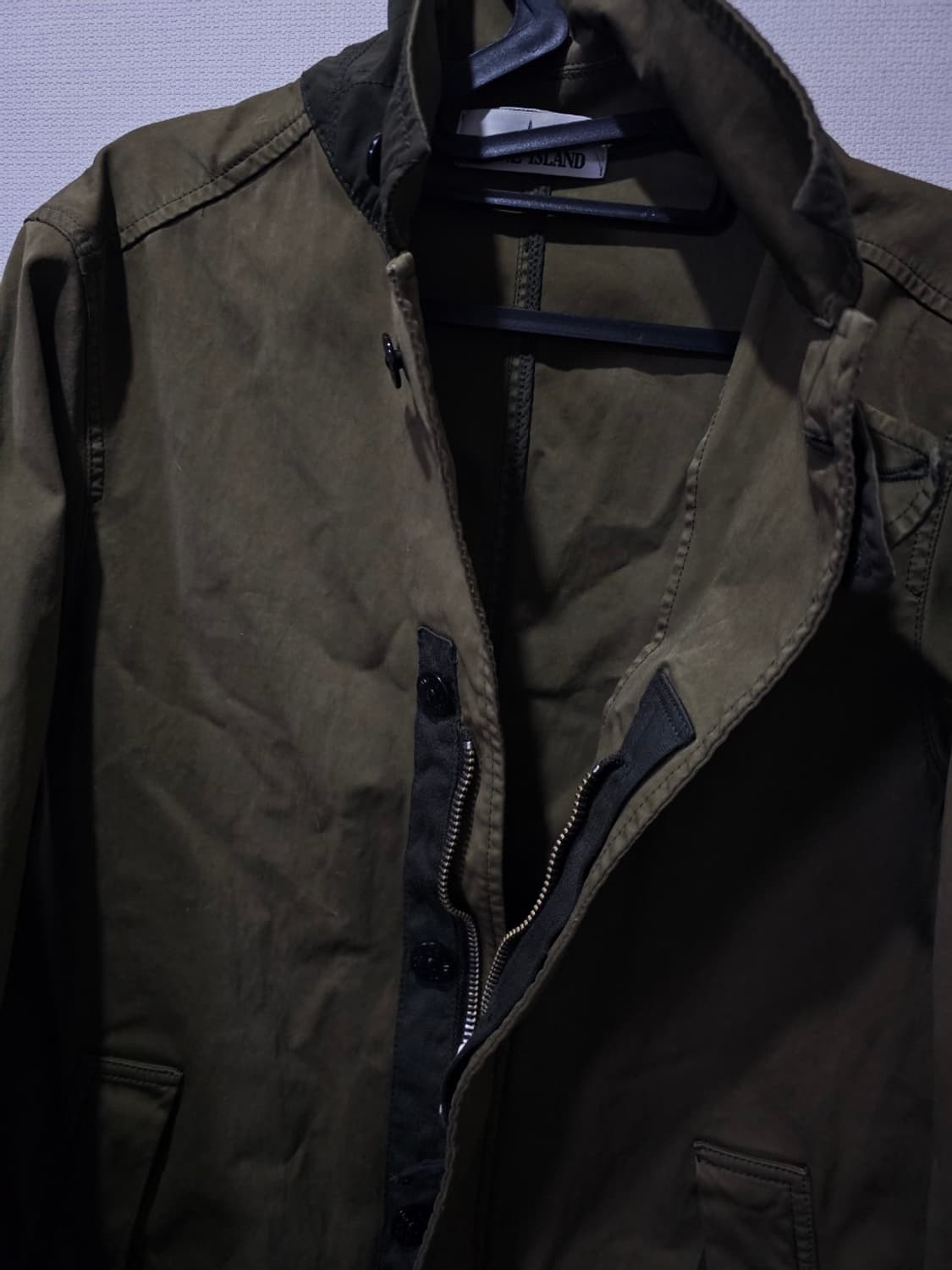 백화점판 스톤아일랜드 다비드 TC 코트 자켓 90 / S 상품이미지3