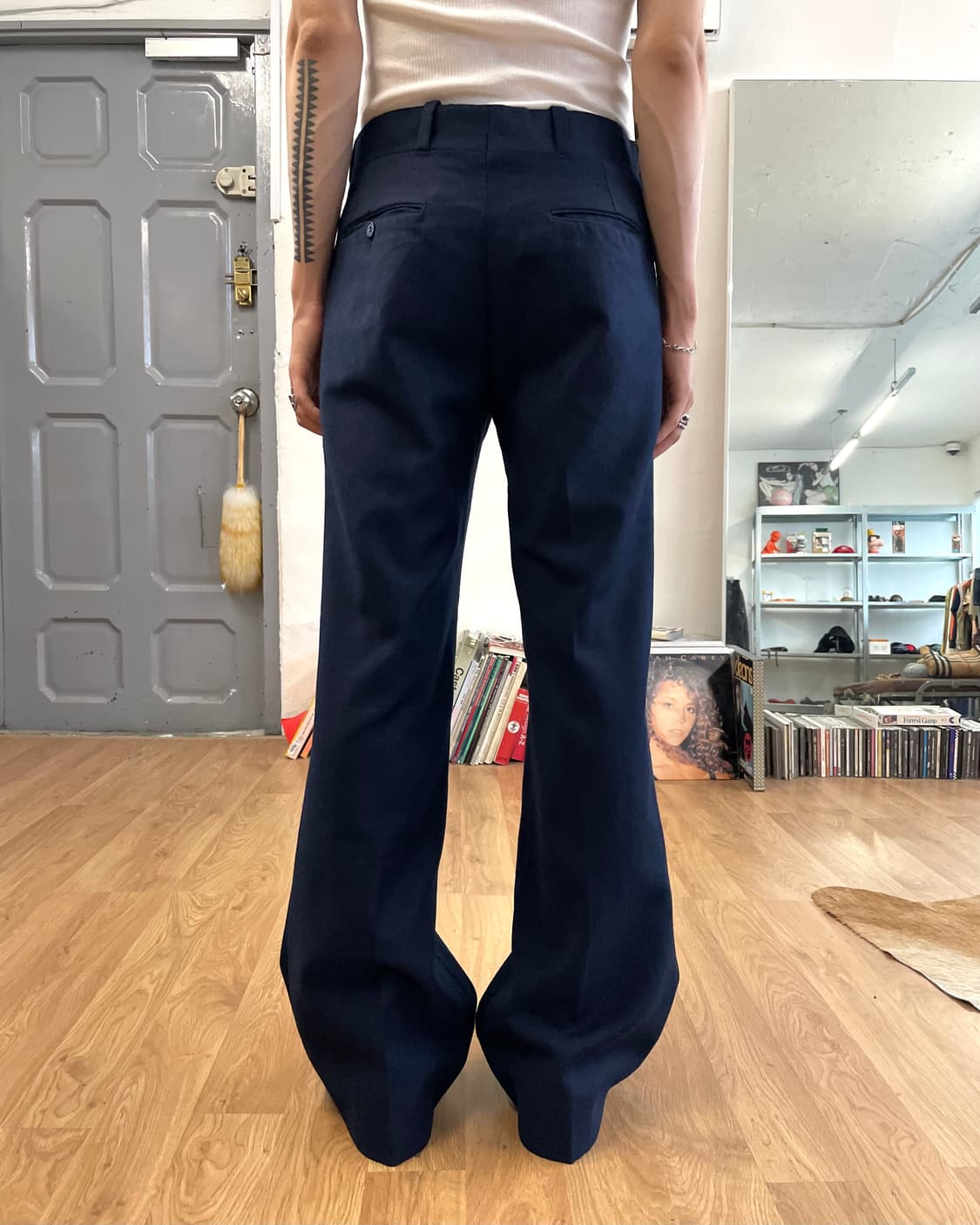 80s TALON Zip 울 플레어 팬츠 상품이미지4