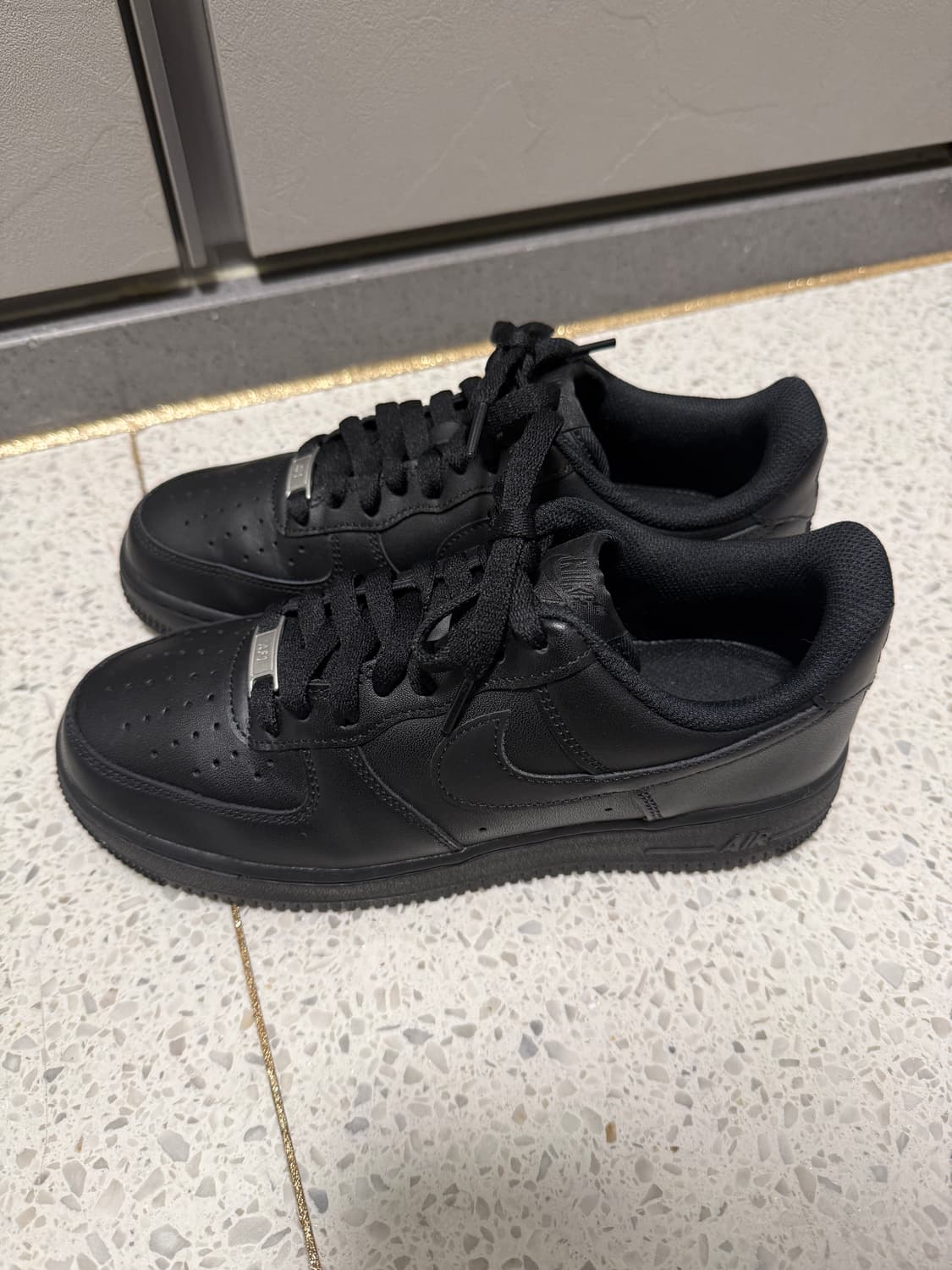 나이키 에어포스 255 트리플블랙(올검포스) 올블랙 상품이미지5