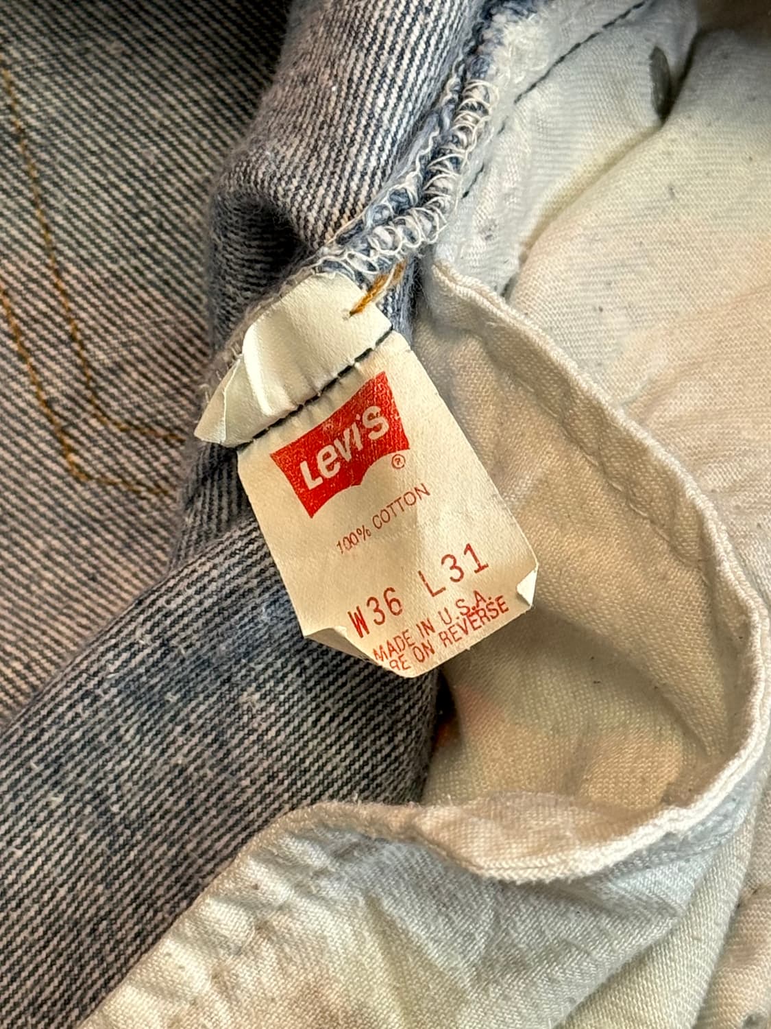 90s Made in USA 리바이스 501 데님팬츠 상품이미지5