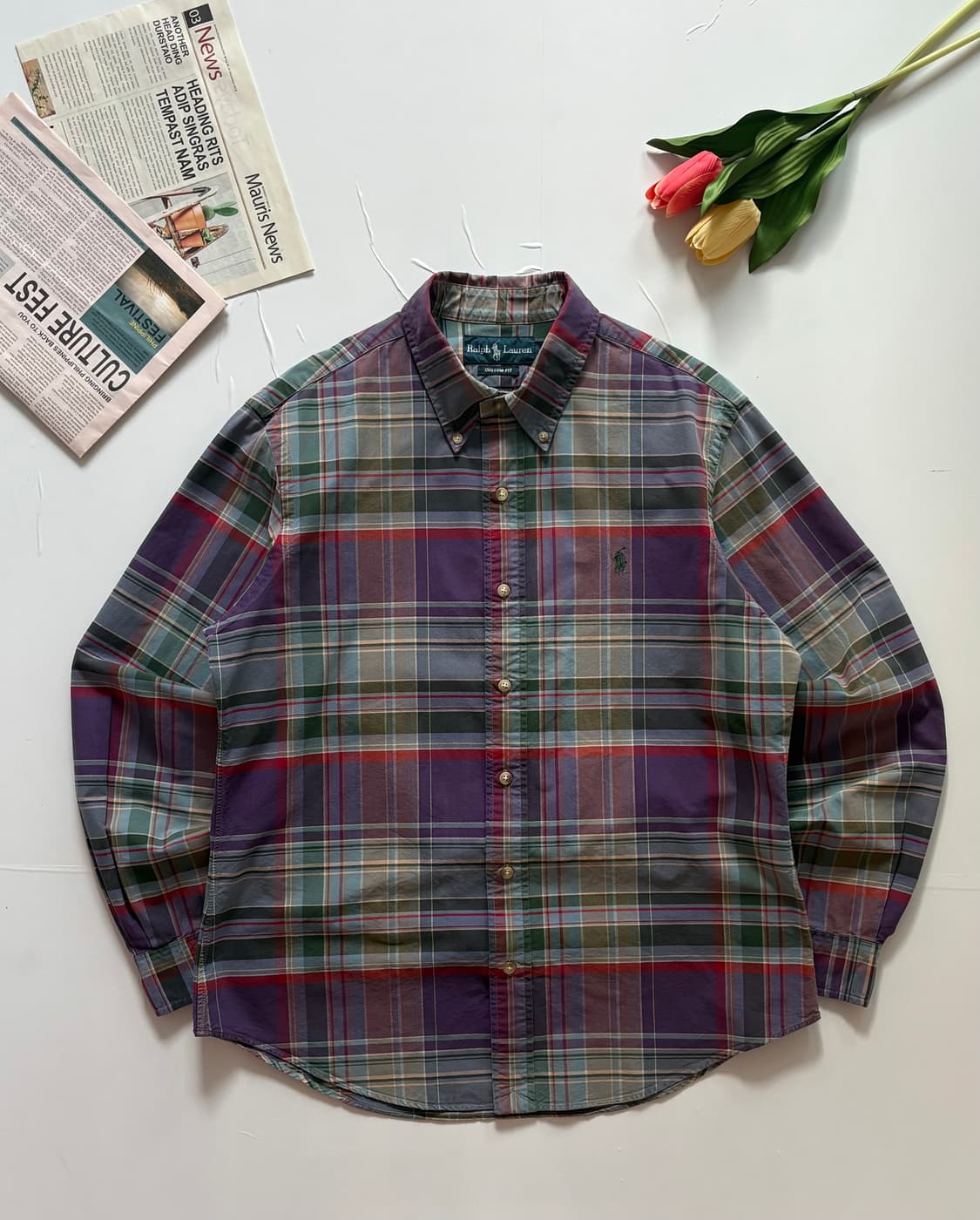 Polo 폴로랄프로렌 마드라스 체크 셔츠 상품이미지2