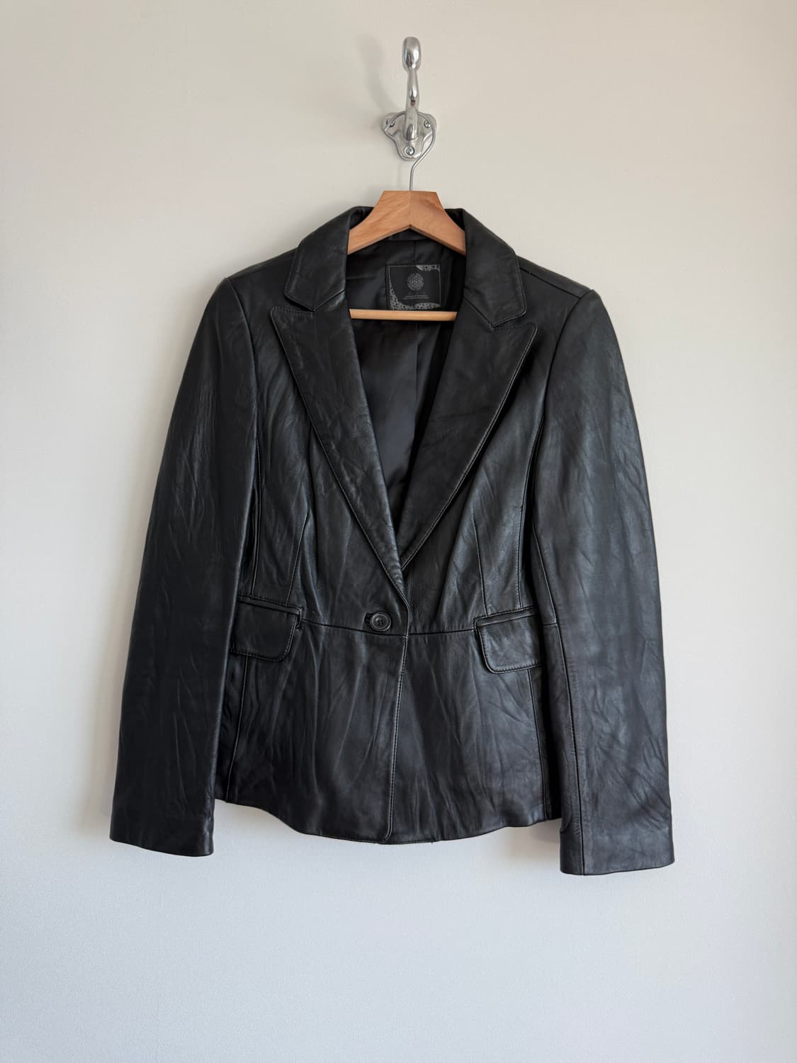 Pre owned 램스킨 레더자켓 상품이미지1