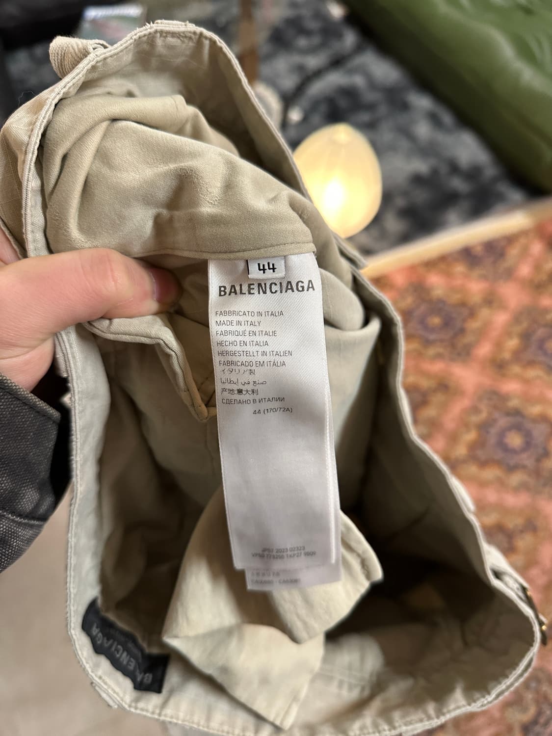 발렌시아가 23ss 립스탑 카고팬츠 상품이미지8