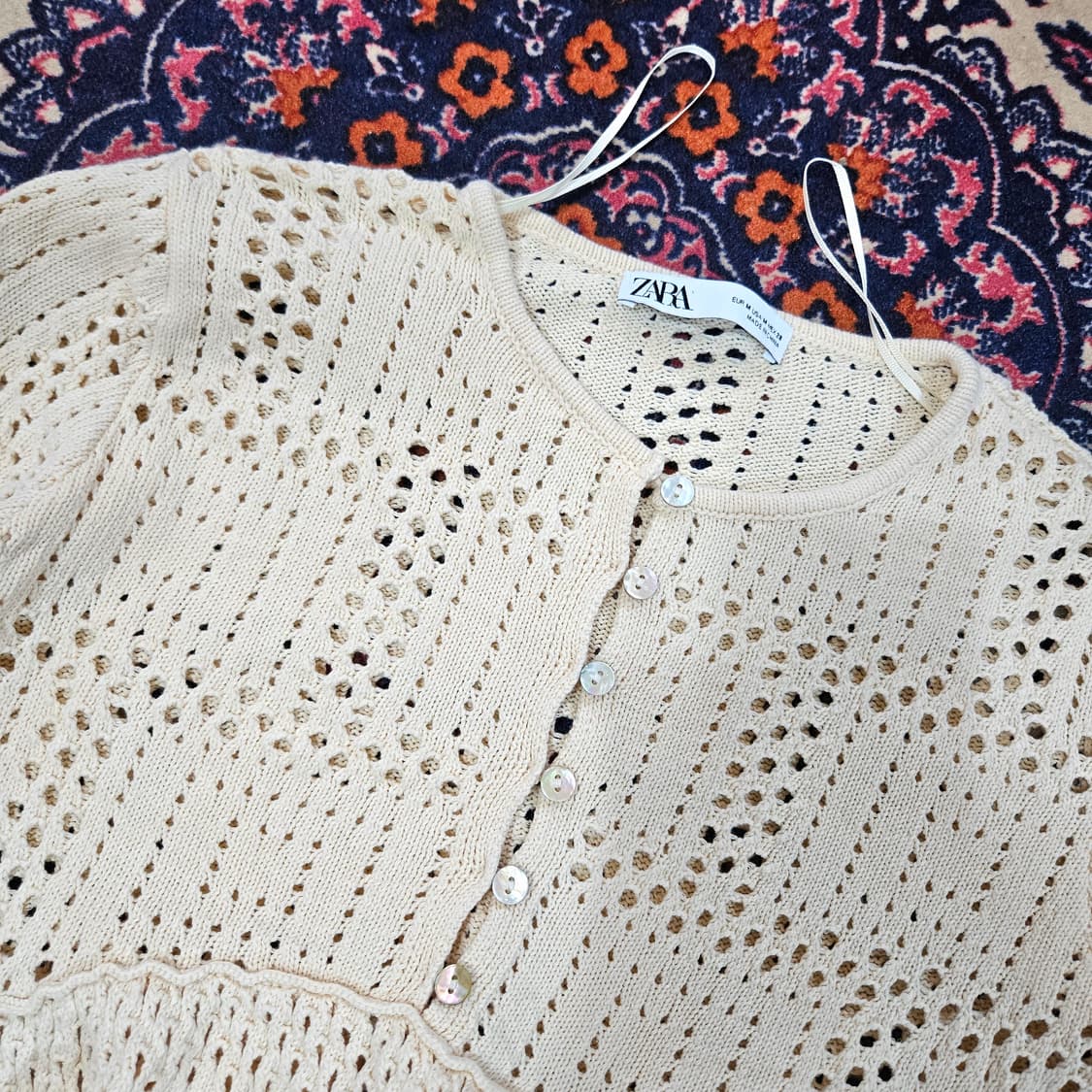 자라(ZARA) 크로셰 니트탑 상품이미지6