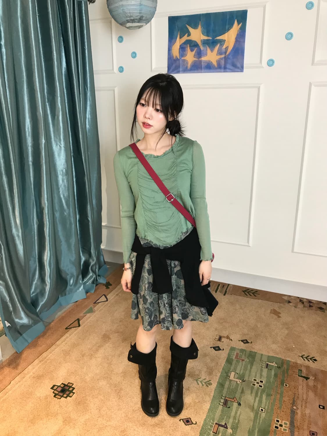 오묘한 민트 그린 컬러에 차분한 블랙🖤 상품이미지6