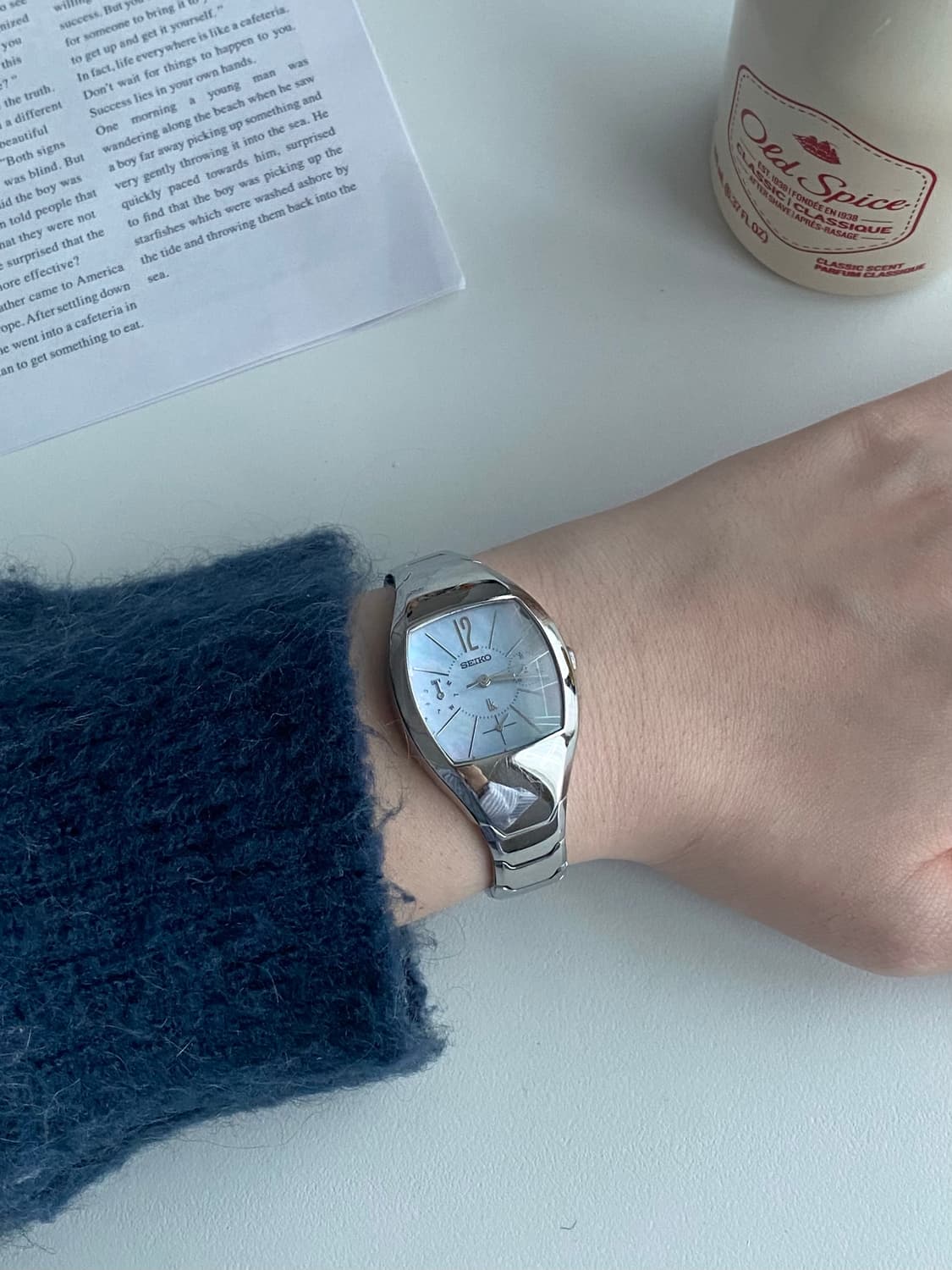 Seiko 세이코 lk 루키아 쉘 실버 사파이어 상품이미지5