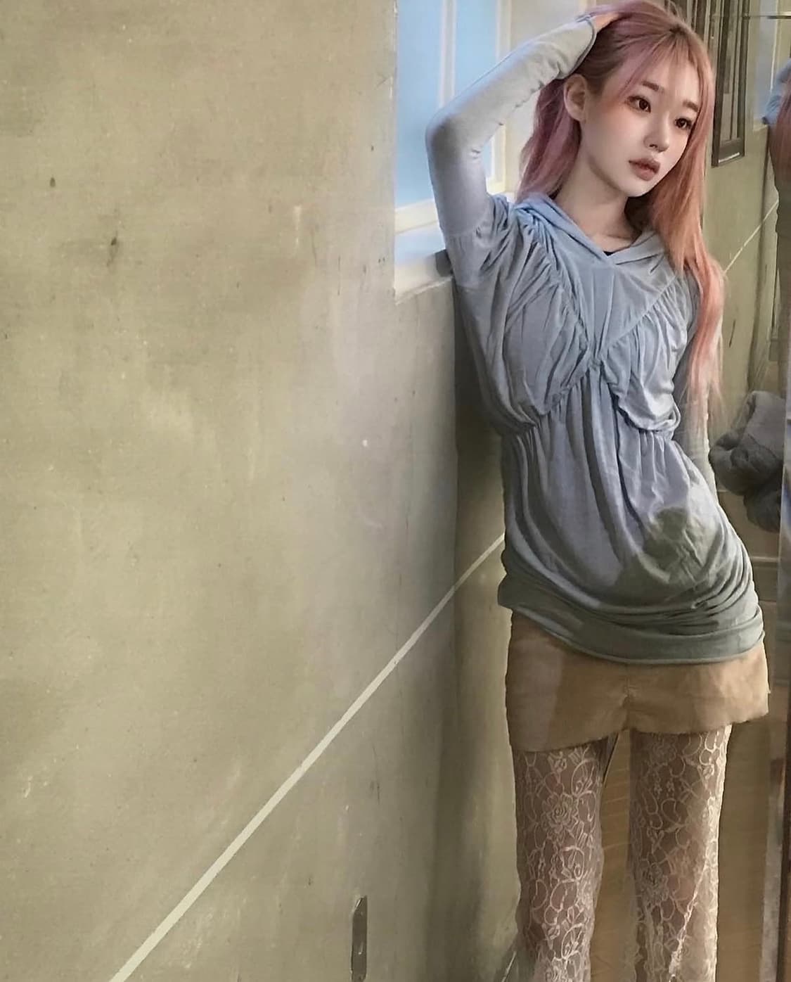 (꿘나 착용) 샵페어리 후드 원피스 상품이미지2