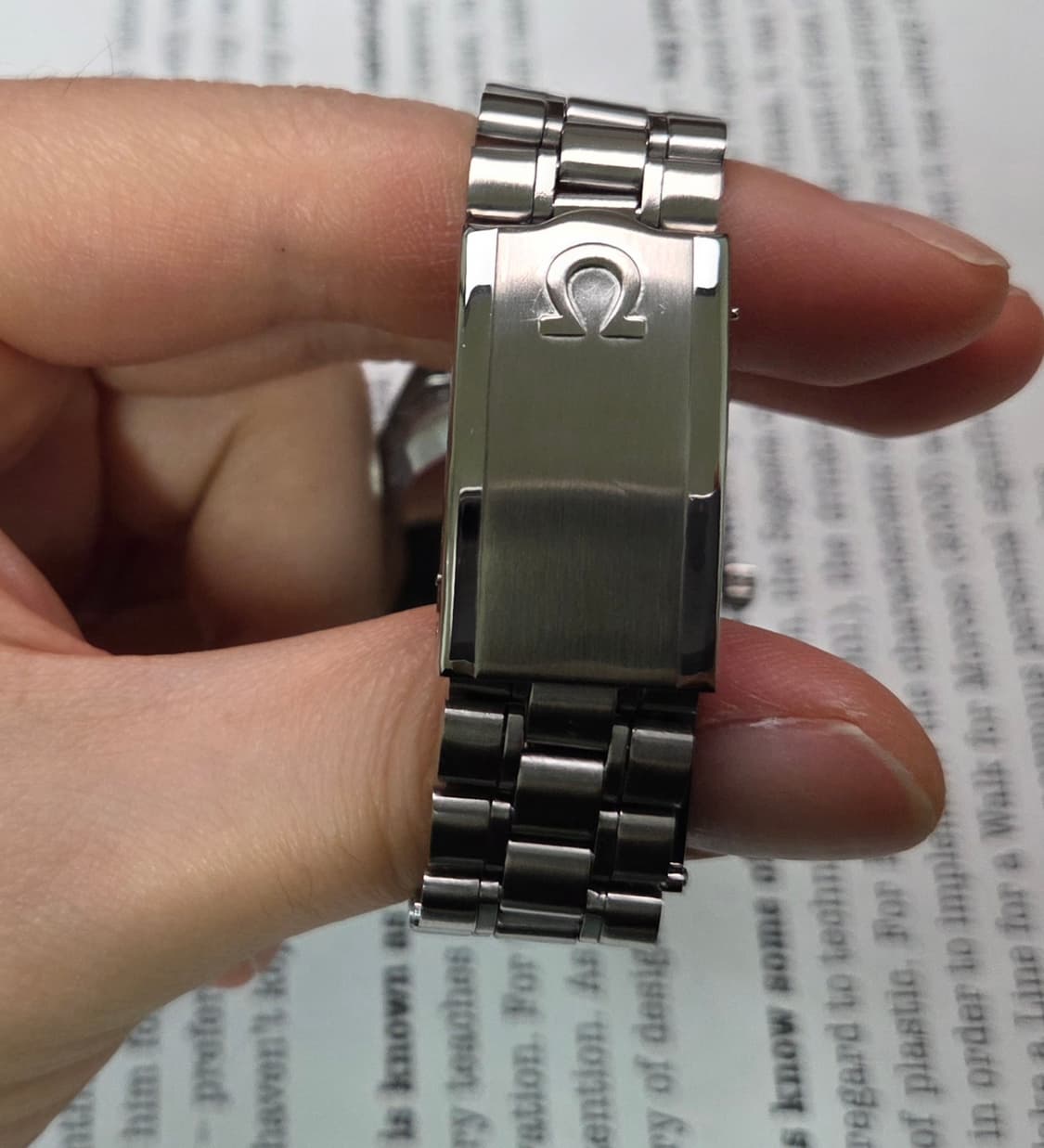 레어] 빈티지 오메가 씨마스터 실버 파티나 다이얼 브레이슬릿 ver. 상품이미지7