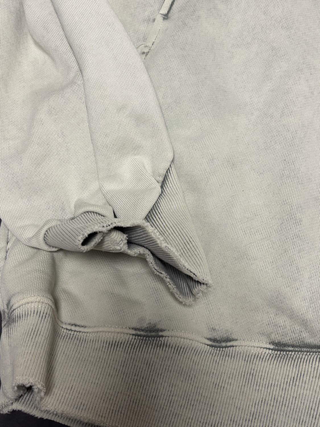 미스치프 블리치드 풀오버 후드 블리치드 카키 L 상품이미지4