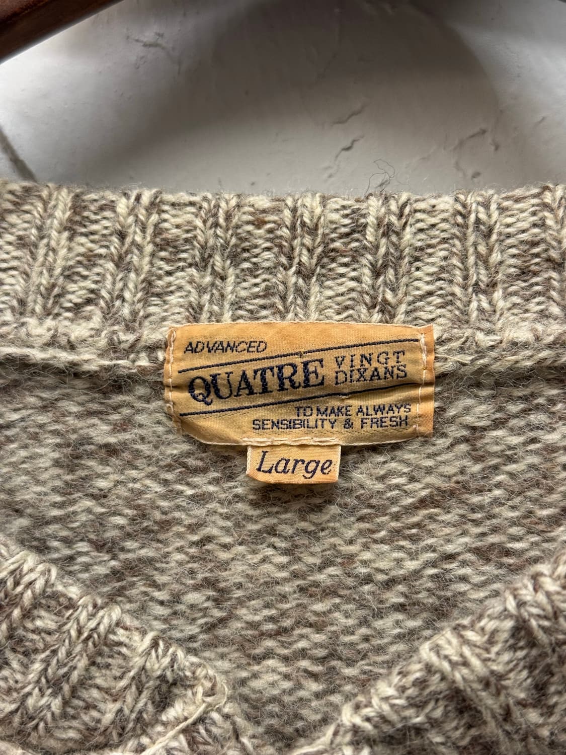 Vintage Wool Henley Neck Knit 상품이미지6