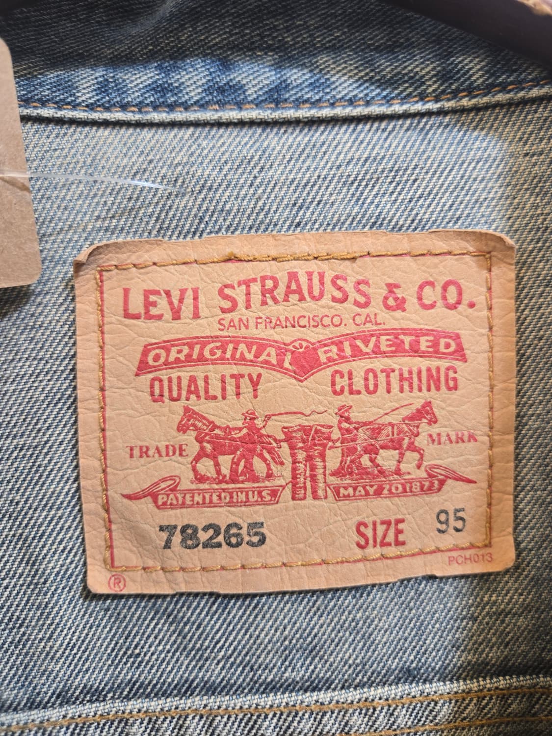 리바이스 데님 자켓 SIZE 95 상품이미지2