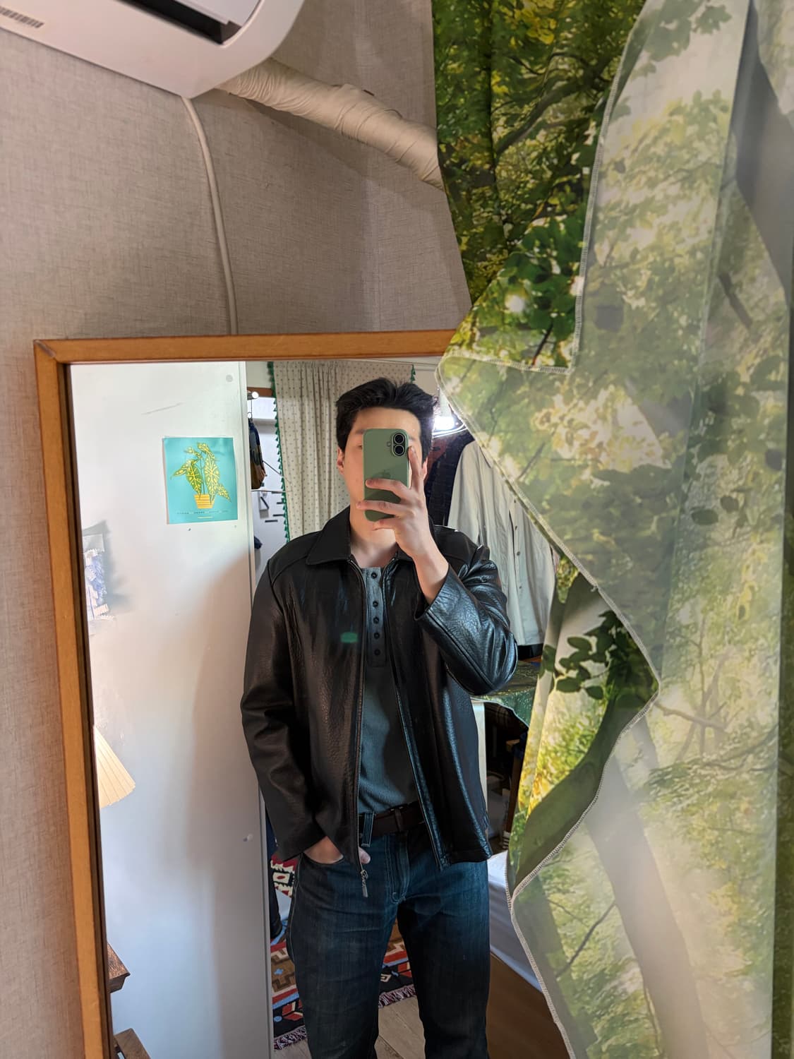 105) 00s 양가죽 싱글라이더 레더자켓 상품이미지3