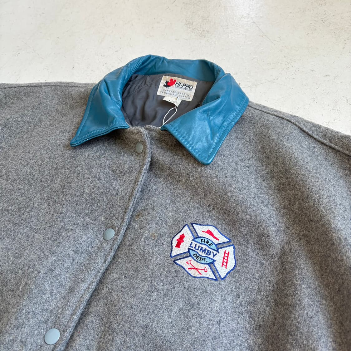 90s CANADA 빈티지 울 바시티 자켓 L 상품이미지4