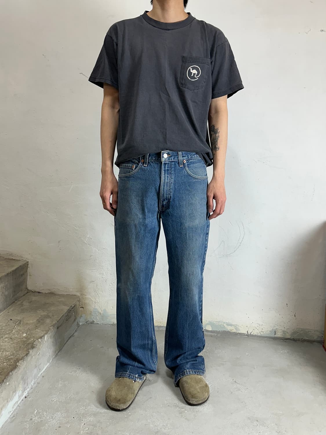 90's USA 빈티지 리바이스 517 부츠컷 플레어진 상품이미지2