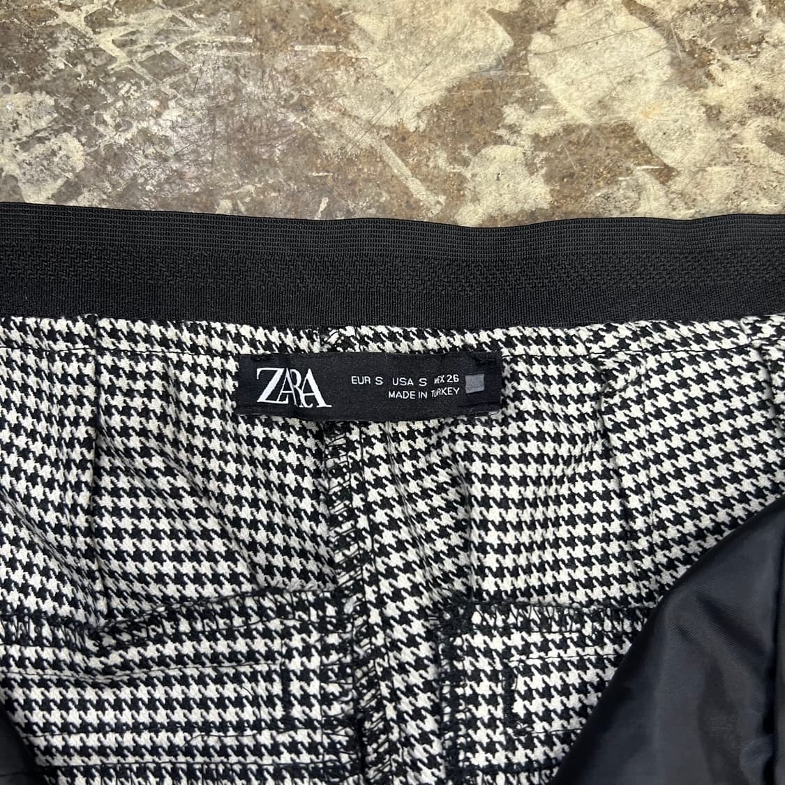 26) ZARA 자라 하운드투스 체크 슬랙스 팬츠 바지 상품이미지6
