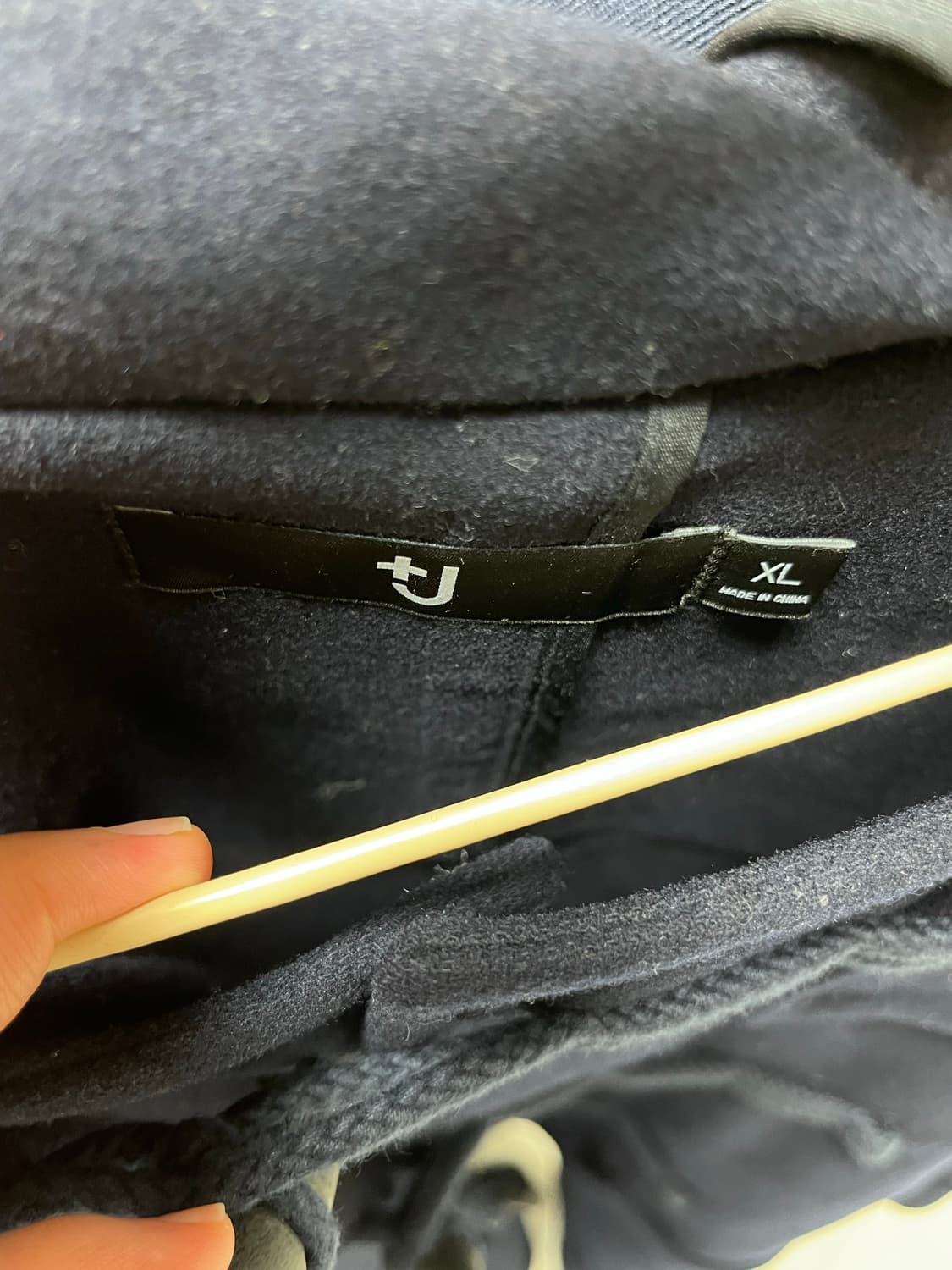 유니클로x질샌더 더플코트 네이비 XL 상품이미지4