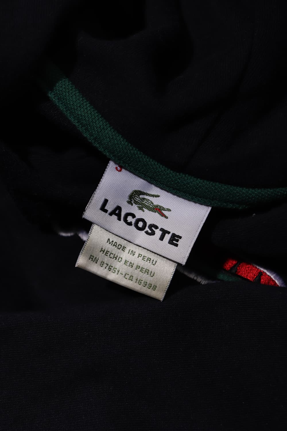 LACOSTE 시그니처 로고 후드 티셔츠 size 3 상품이미지3