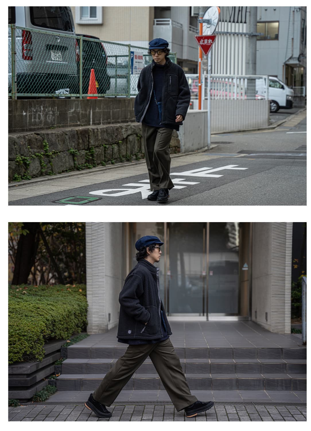 Porter classic 플리스 집업 자켓 블랙 상품이미지9