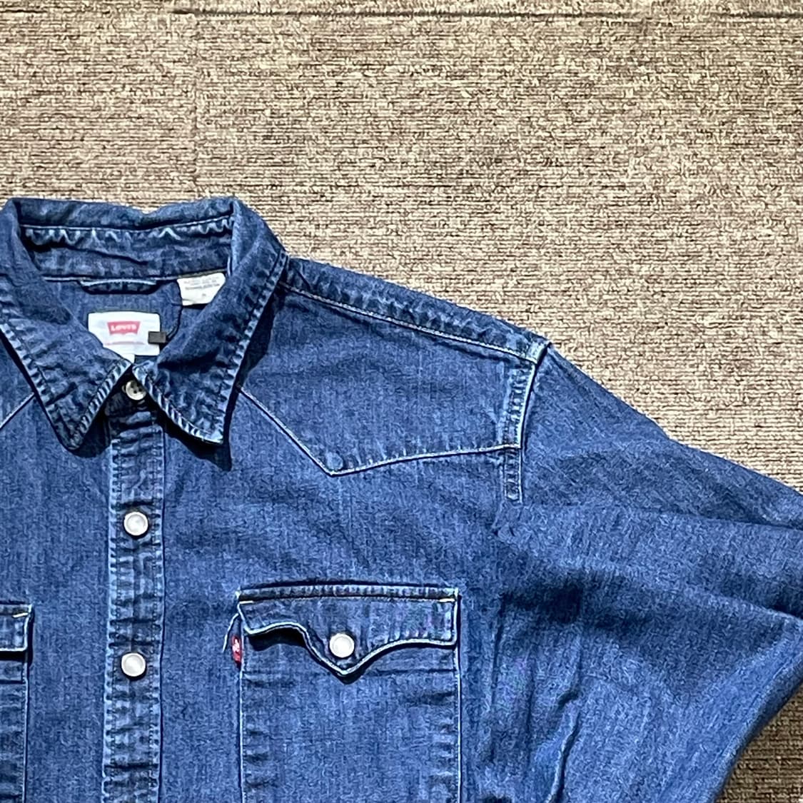 (M) Levi's 리바이스 코튼 데님 셔츠 상품이미지4