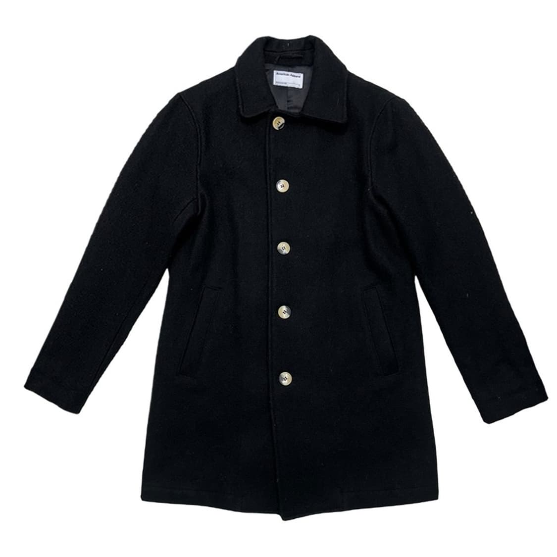 아메리칸어페럴 블랙 울 블렌드 코트 S 상품이미지1