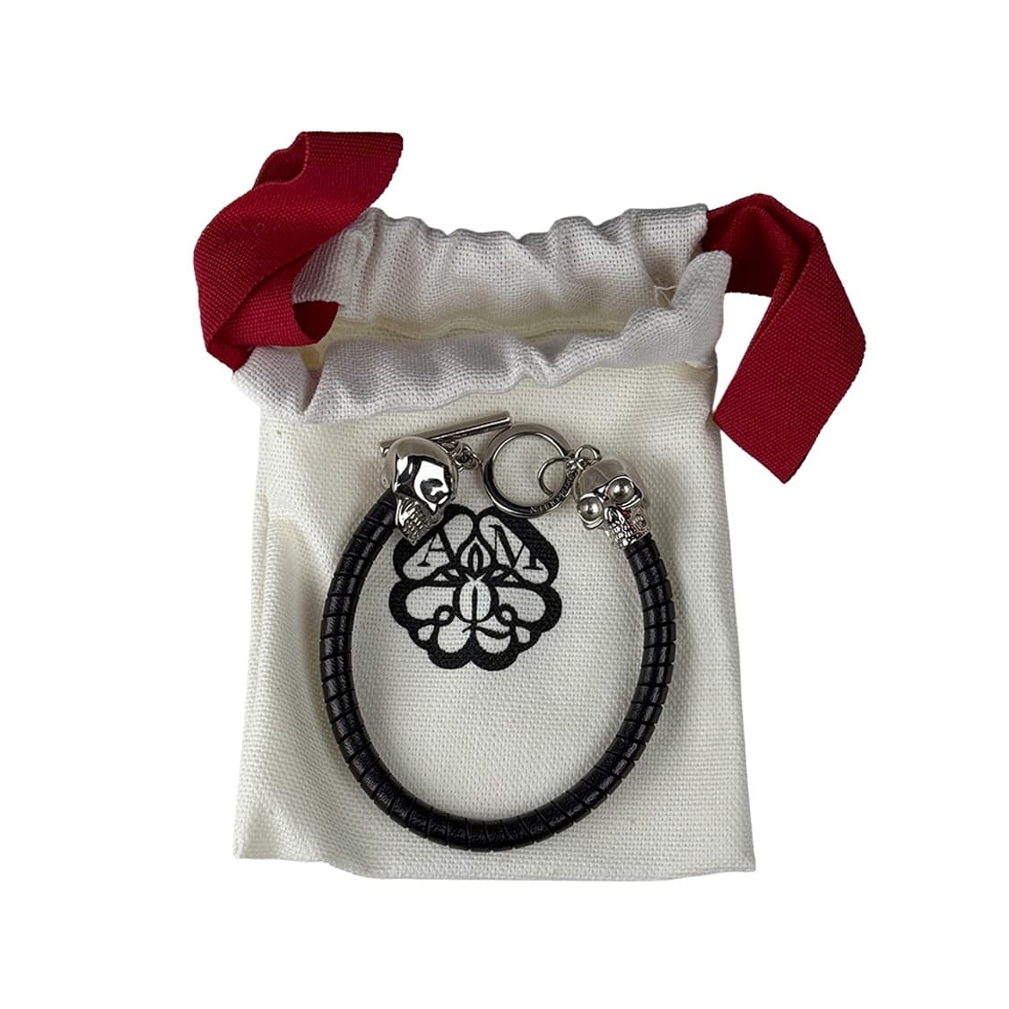 알렉산더 맥퀸 스컬 가죽 팔찌 상품이미지3