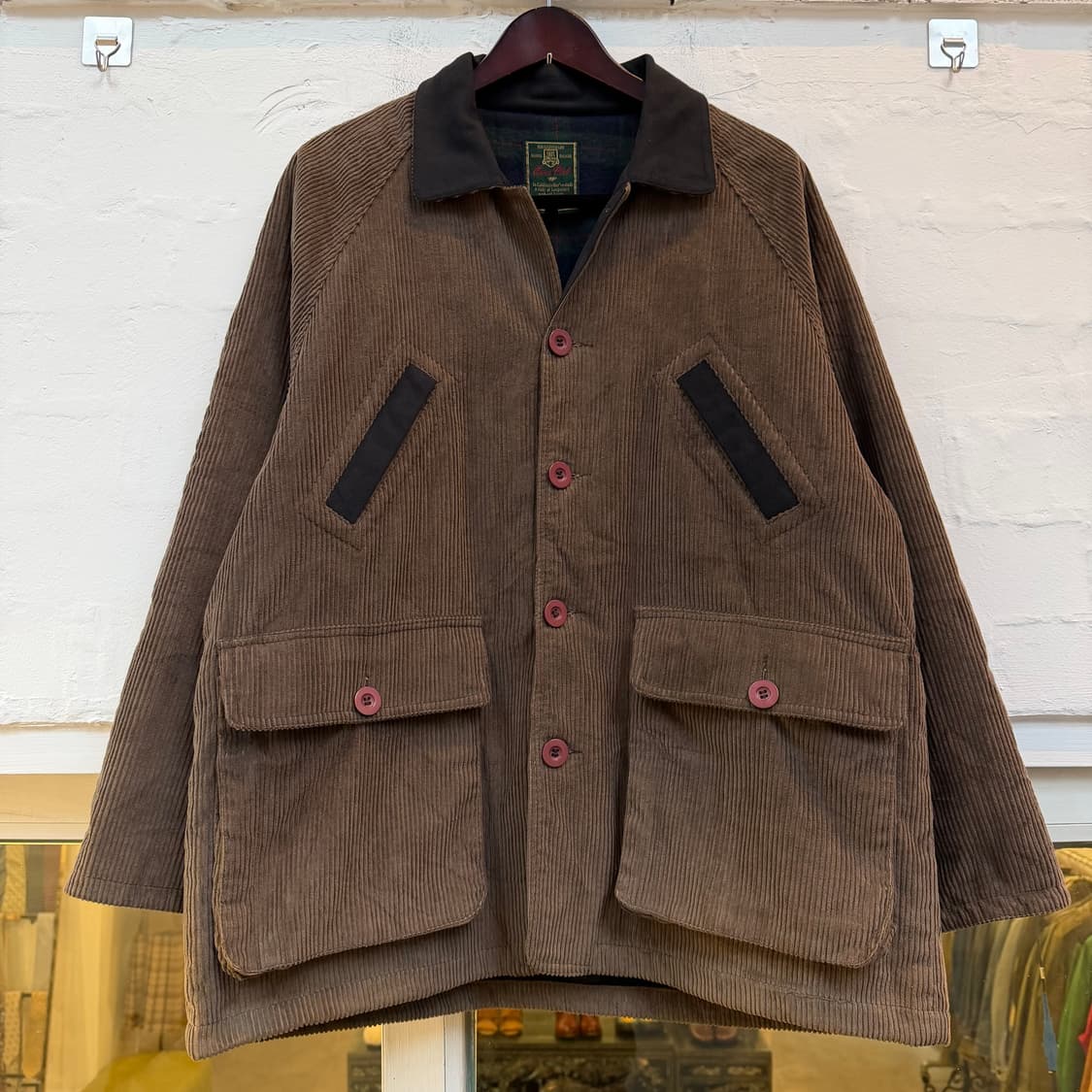 Epmc Club 90s 코듀로이 브라운 헌팅 자켓 L 상품이미지1