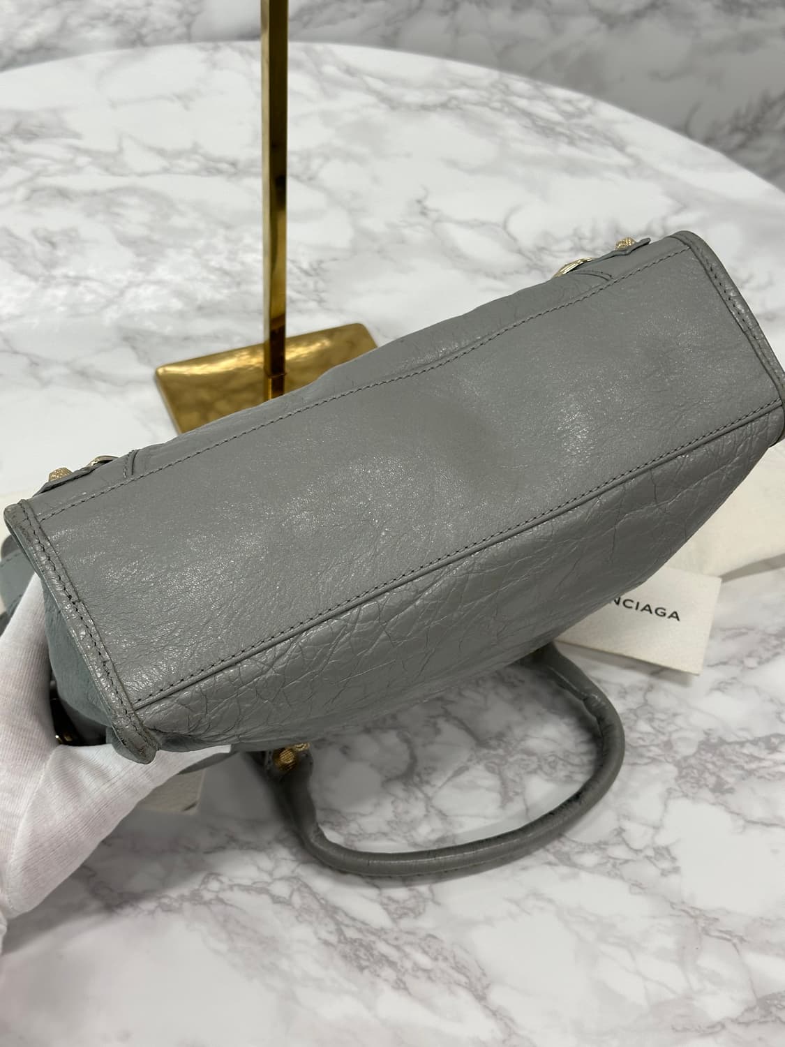 발렌시아가 모터 시티백 그레이 상품이미지9