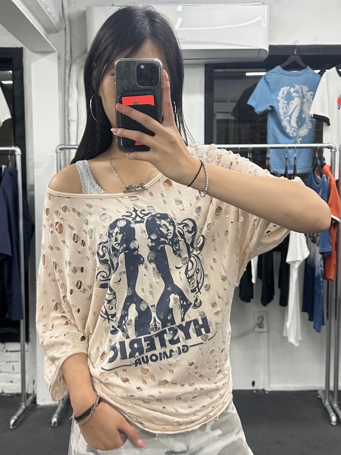 히스테릭 글래머 히스걸 티셔츠 상품이미지4