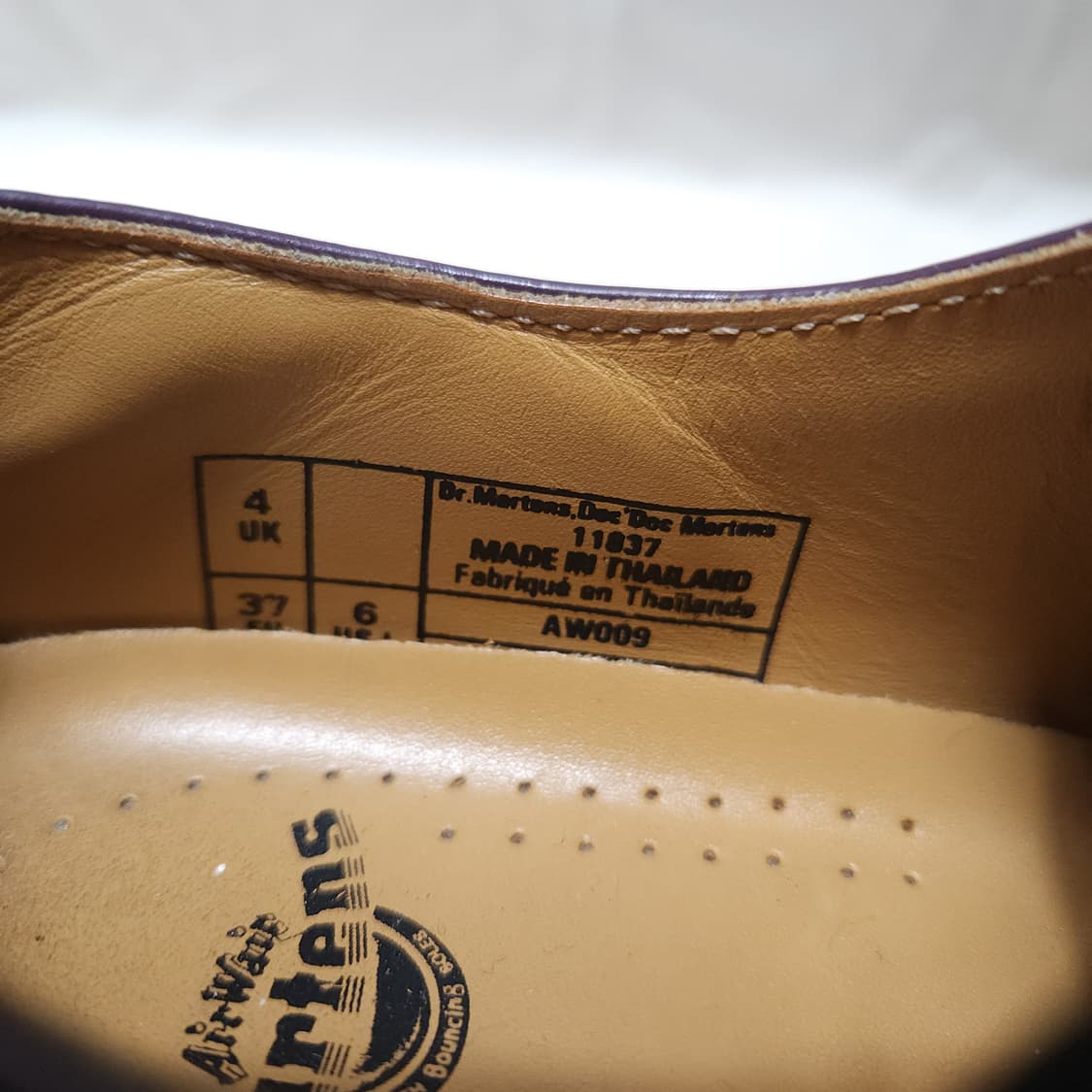 [4UK] 닥터마틴 3홀 1461 레드퍼플 (230~235) 상품이미지8