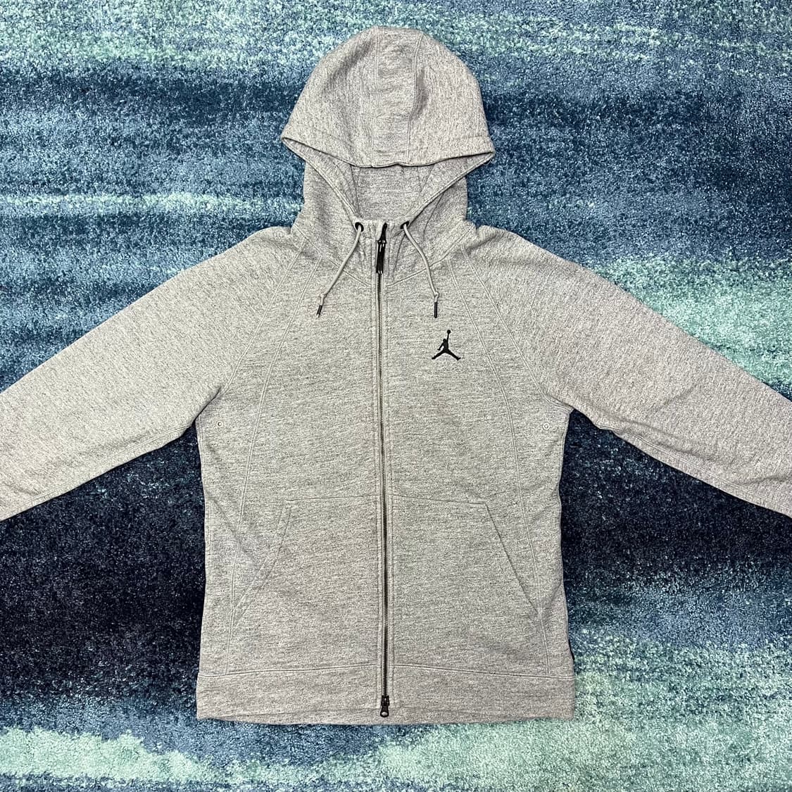 조던 기모 투웨이 후드집업 그레이 상품이미지2