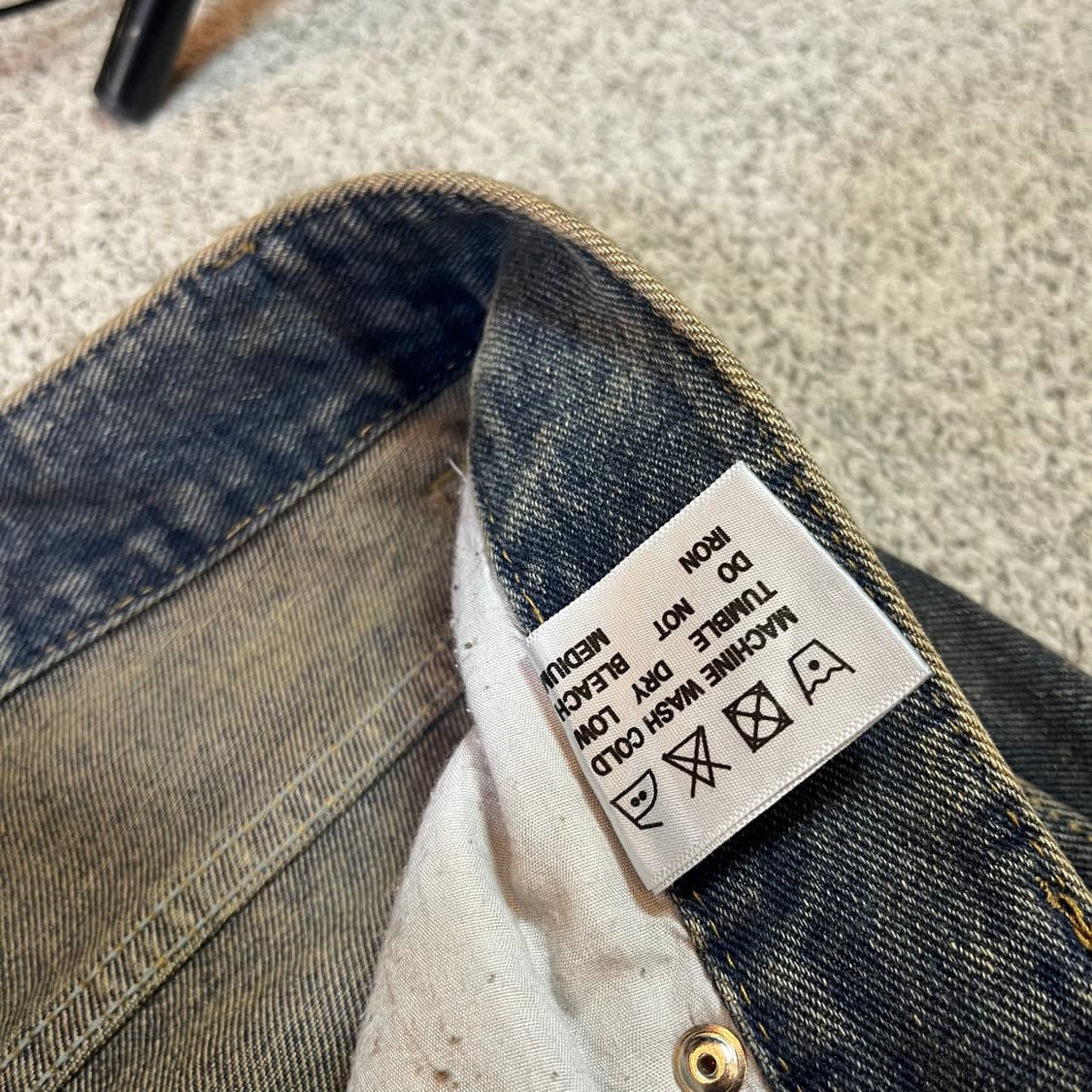 웰던 빈티지 워시드 데님 팬츠 상품이미지6