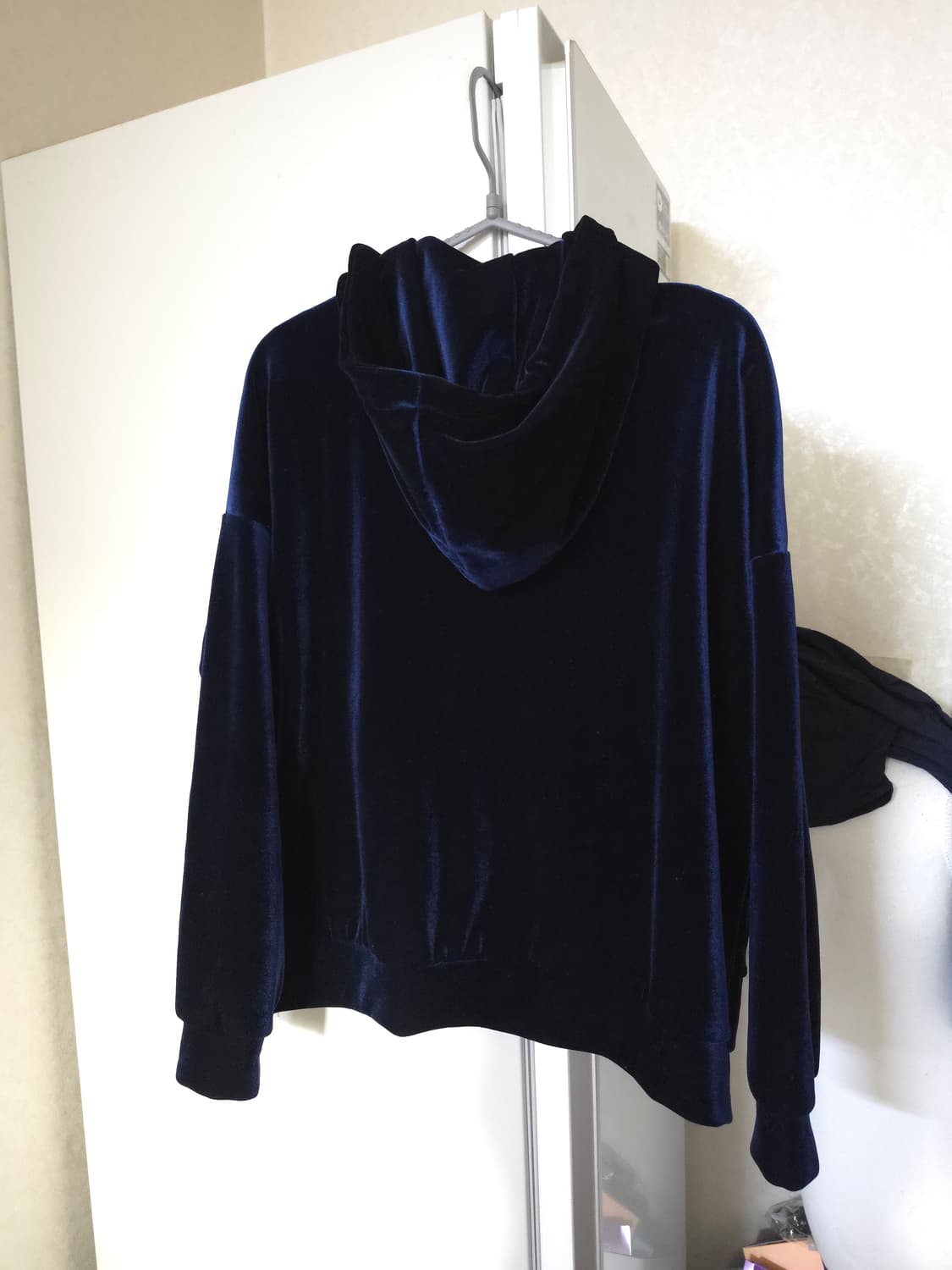 라이프워크 벨벳 후드집업 네이비 상품이미지5