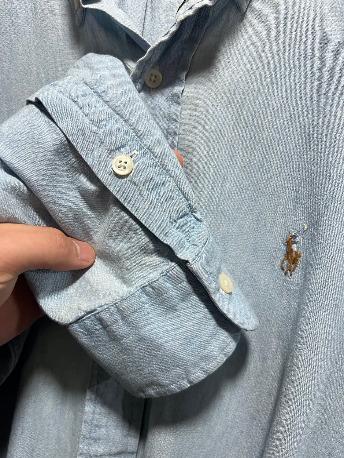 [XL]폴로 랄프로렌 BLAIRE 샴브레이 셔츠 상품이미지3