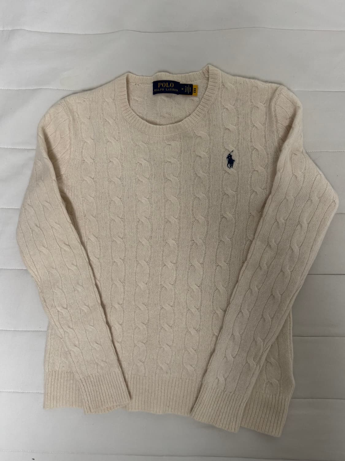 폴로 큐알텍 니트 m 상품이미지1