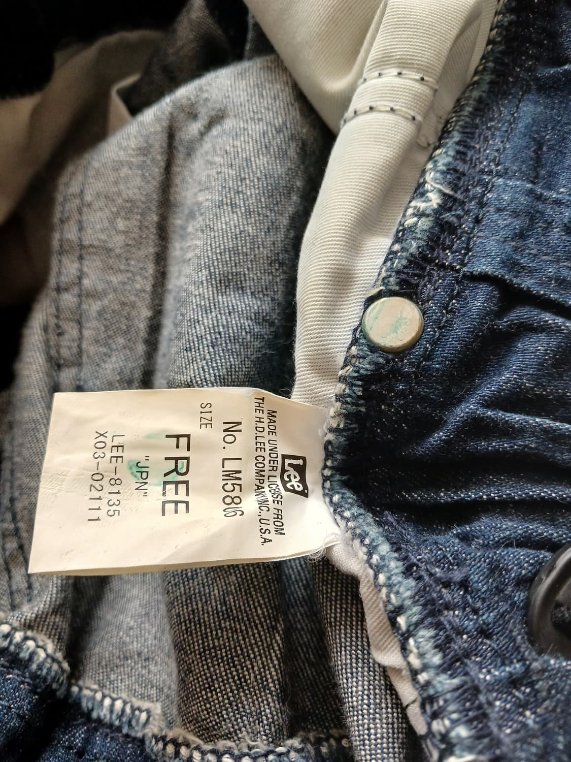 Lee 와이드핏 밴딩 청바지 상품이미지3