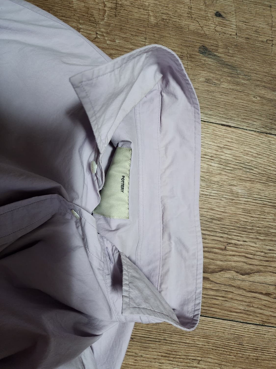 [4] 포터리 컴포트 셔츠 린넨플라워, 민트 카키 3종 상품이미지3