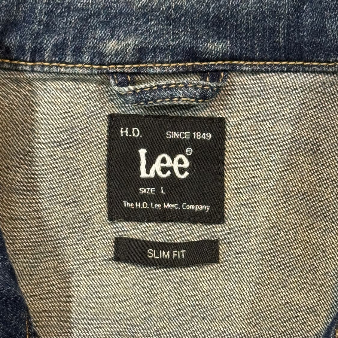 L) Lee 트러커 청 데님 자켓 슬림핏 상품이미지7