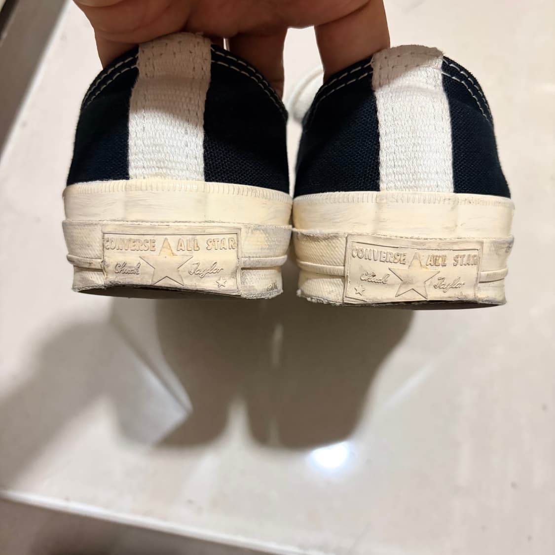 꼼데가르송 컨버스 로우 블랙 255(40) 상품이미지3