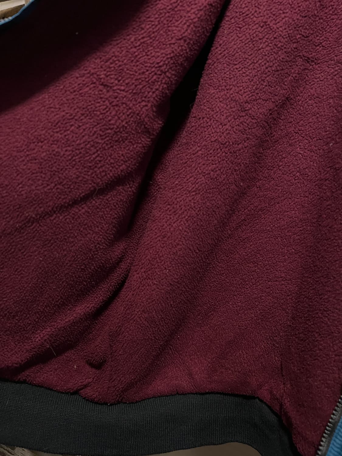 [L]90's 엘엘빈 USA Made 페인티드 블루그린 나일론 웜업 자켓 상품이미지7