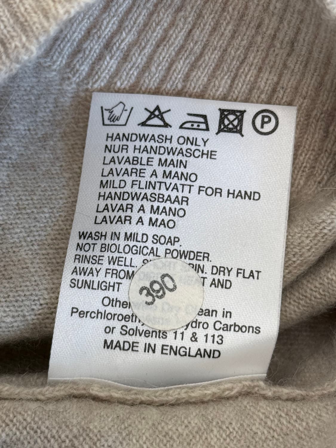 버버리즈 메리노 앙고라 폴로 니트 상품이미지6