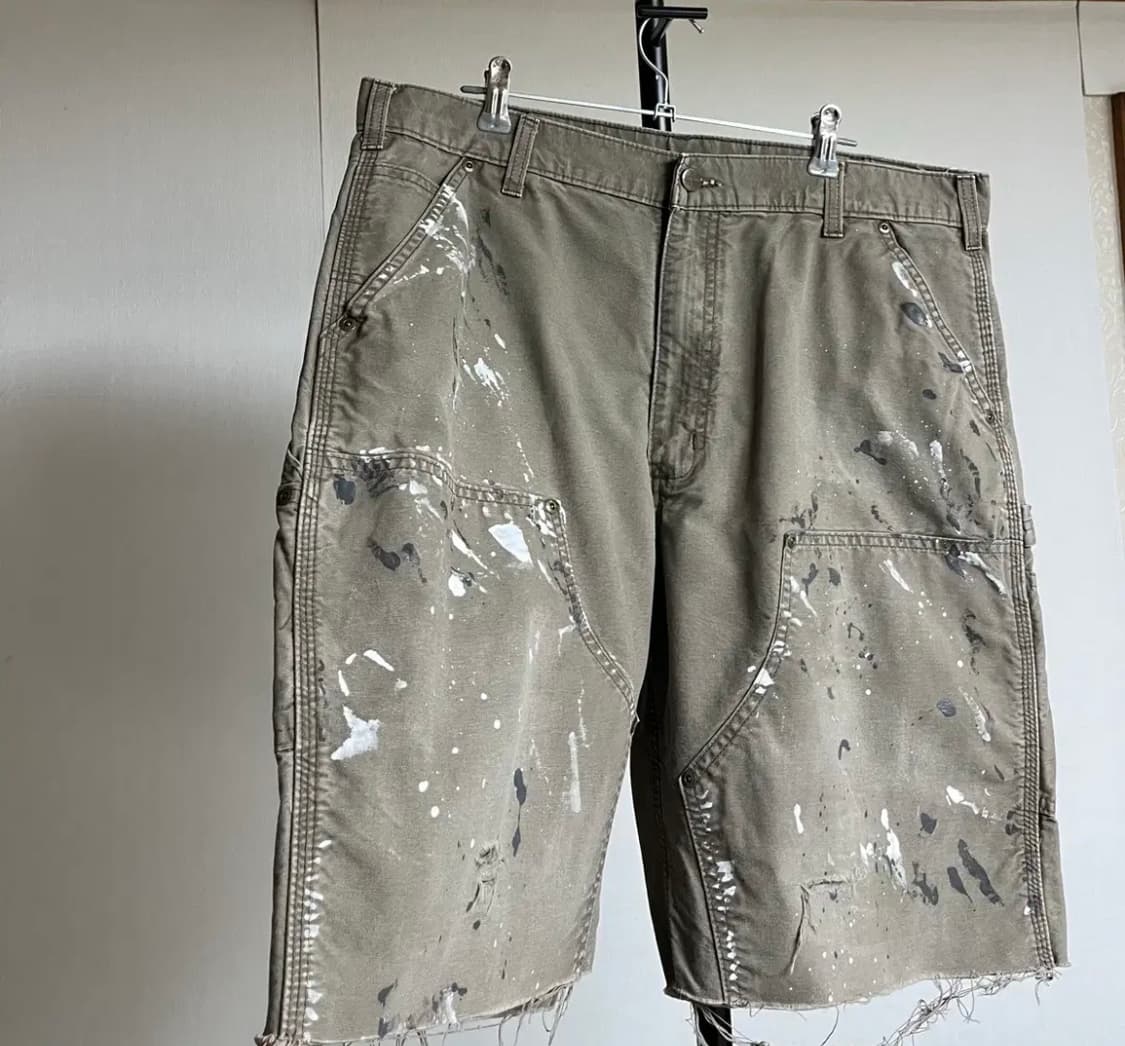 빈티지 칼하트 더블니 쇼츠  반바지 상품이미지3