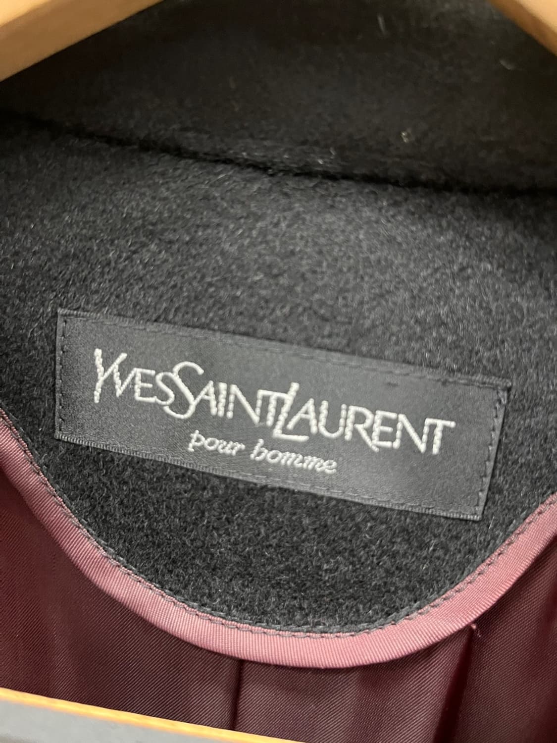 110) 입생로랑 캐시미어100% 롱코트  상품이미지4